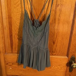 American Eagle Lace V-Neck Tank